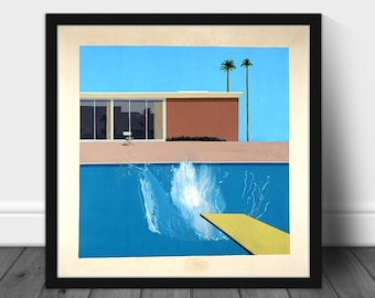David Hockney A Bigger Splash 1967 Poster - Etsy UK