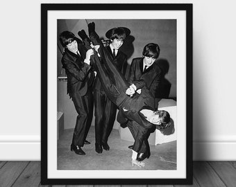 リンゴ・スターとジョージ・ハリソンのヴィンテージ写真、ビートルズの