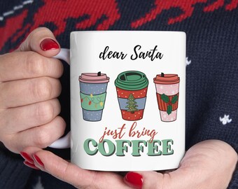 Weihnachtstasse, Keramik Kaffeetasse, Geschenk für Weihnachten, Weihnachtstasse, süße Weihnachtstasse, frohe Weihnachten 11 Unze Kaffeetasse, Weihnachtstasse