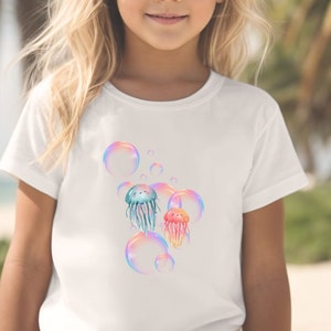 Cute Jellyfish Shirt, Cute shirt for kids, toddler shirt, girl shirt, boy shirt, ocean themed toddler shirt, summer toddler shirt