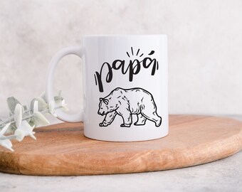 Papa Bear Coffee Mug, Father's Day Gift, New Dad Mug