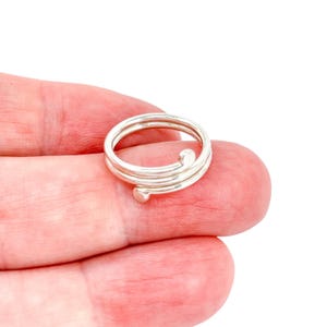 Vintage Sterling Silver 925 Wrap Band Ring Size 5