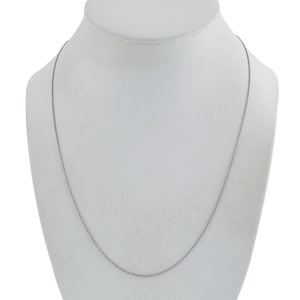 Collana vintage in argento sterling italiano con catena a corda - 19,5&quot;