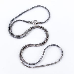 Diamond Cut Sterling Silver Chain Necklace: Italian Sparkle, 18&quot;