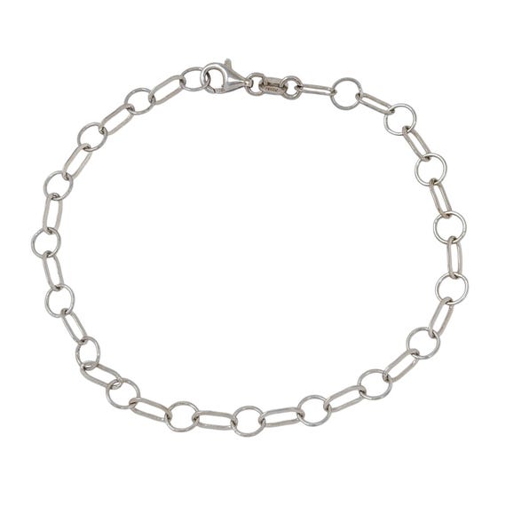 Vintage Sterling Silver 925 Chain Bracelet 7.75