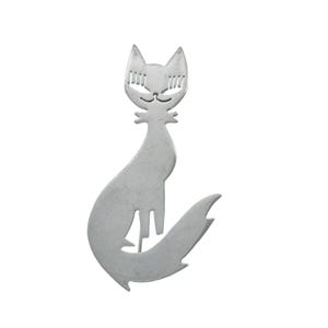 Vintage Mexican SU Cat Brooch Pin | Sterling Cat Brooch | Retro Animal Pin