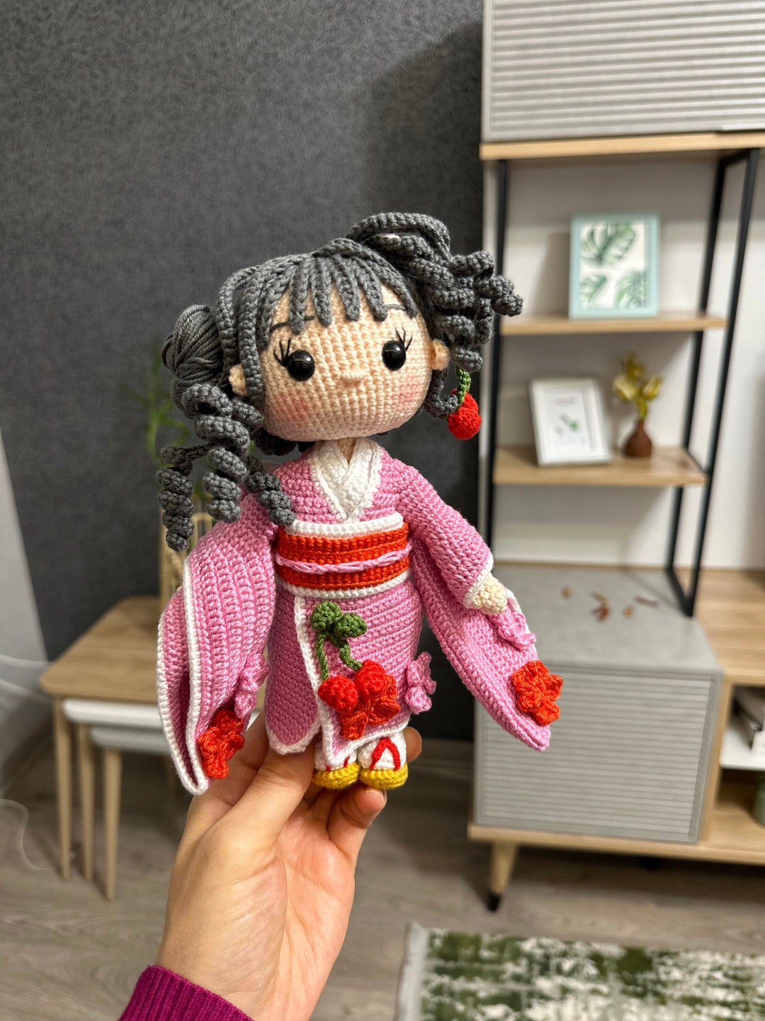 Kimono Baby,crochet Doll,amigurumi Doll,amigurumi Princess,japanese