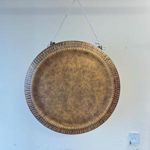 60cm, 70cm, 80cm Golden color style Gong, middle Nichrome Gong, middle size Gong with mallet