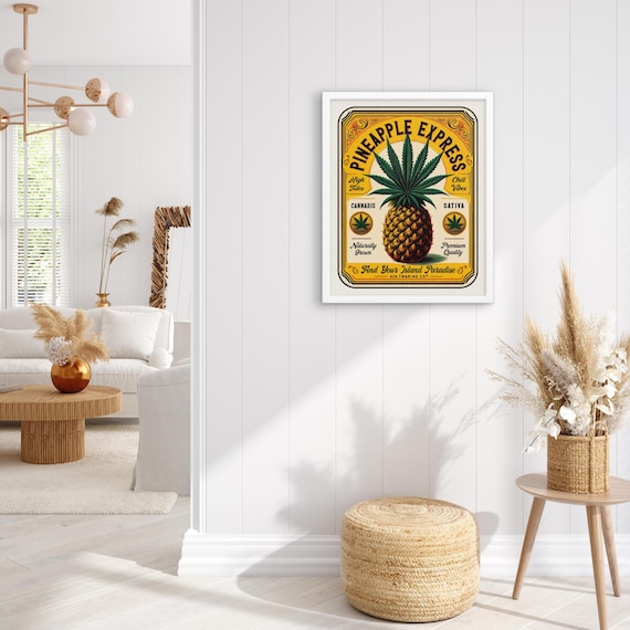 SSZ Pineapple Betty’s poster Betty Boop Vintage 90's Motorcycle Framed 1993 Poster Harley