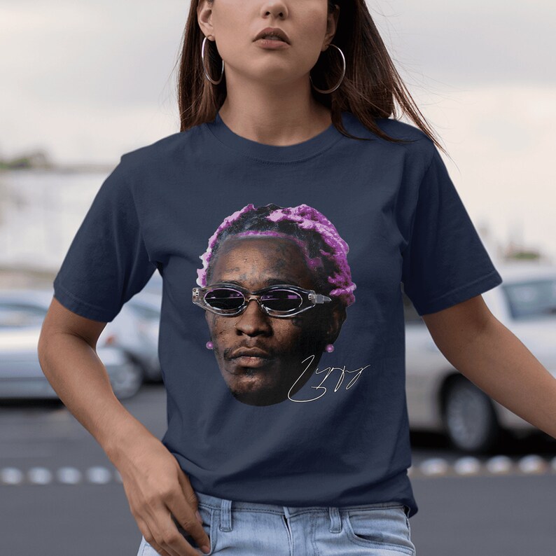 Young Slatt THUG Shirt Rap Concert Merch Kanye Thugger Jeffrey - Etsy