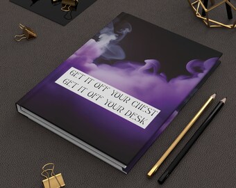 Neblina de lavanda Cuaderno de tapa dura