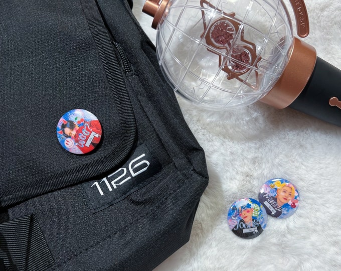 choose your bias mini buttons | atz kpop buttons | ateez