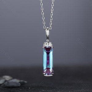 Men's alexandrite pendant hot sale