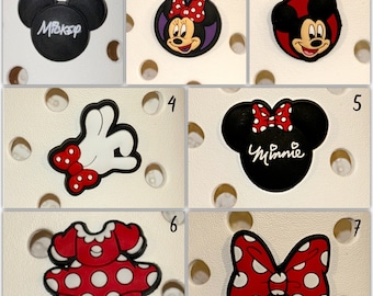 Crocs Charm Accessories Disney, Mickey Mouse,Minnie Mouse, Holiday, Vacation, Holiday gift, Birthday present, Kids, 12 piece bundle deal set