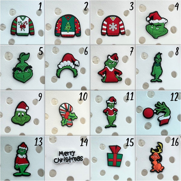 Christmas Crocs Charms Accessories