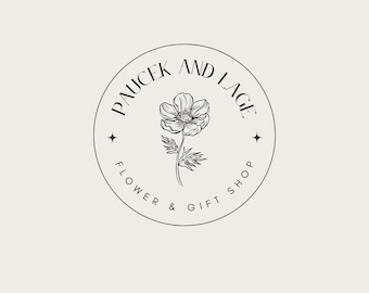 Premade Luxury Stamp Logo Design – Canva Editable Timeless Elegant Branding Template,  Digital Download