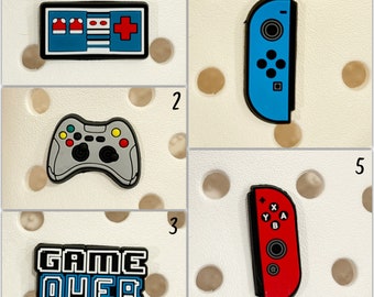 Crocs Charm Accessories Boys, Gamer, Nintendo Switch, Xbox, Play Station, Game Over, Toy, Holiday gift, Holiday, Birthday gift