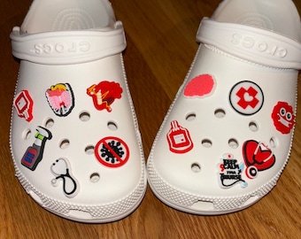 Crocs Charm Nurse, Nursing student, Student, Graduation gift, Healthcare, New grad, Birthday gift, Holiday present 12 Piece Bundle Deal Set