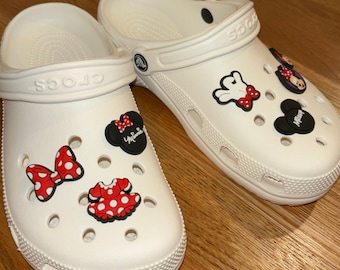 Crocs Charm Accessories Disney, Mickey Mouse,Minnie Mouse, Holiday, Vacation, Holiday gift, Birthday present, Kids, 7 piece bundle deal set