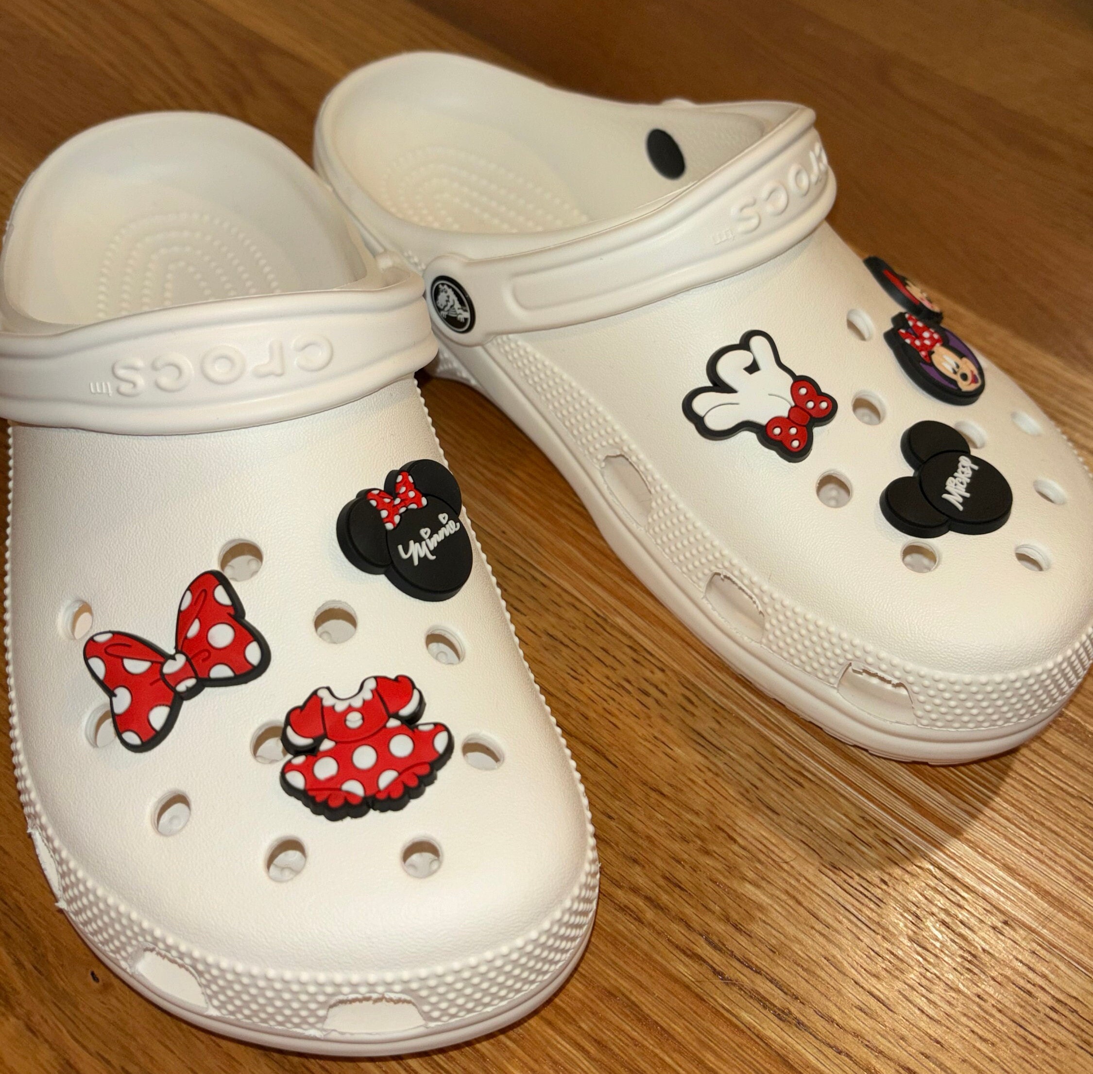 Crocs Mickey Mouse & Minnie Mouse Rubber Jibbitz