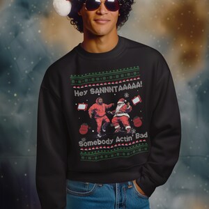 Pop culture christmas sweater hotsell