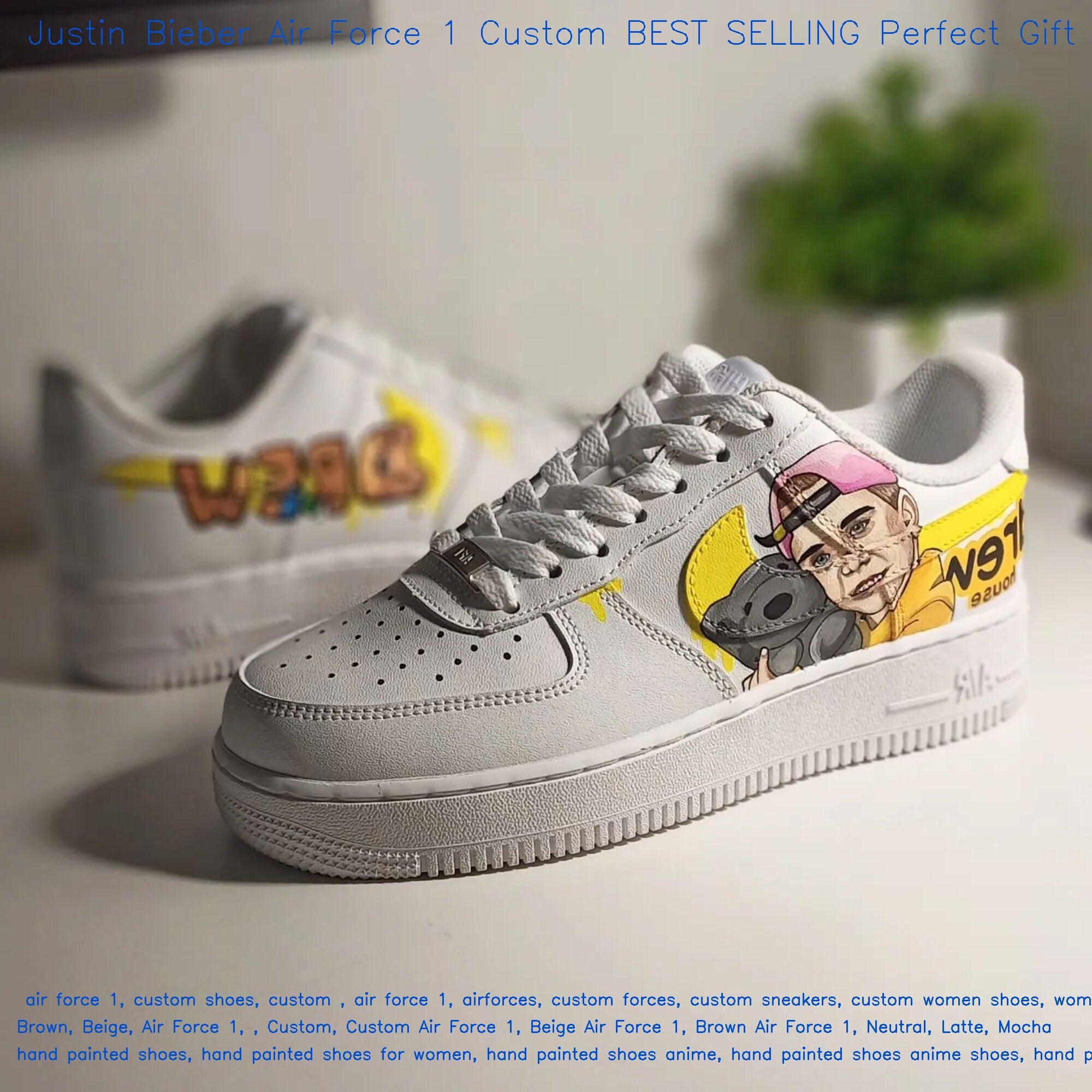 Justin bieber air force 1 sales