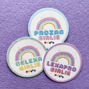 Pegatina de chicas de salud mental