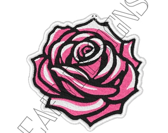 Rose Embroidery File