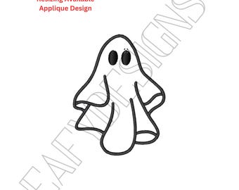 Ghost Outline, Digital File, Halloween Embroidery File