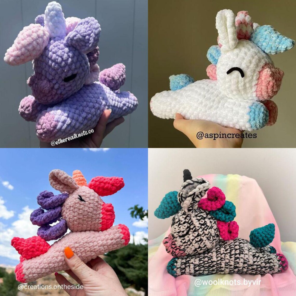 Pixie the (baby) Unicorn Crochet Pattern - Etsy
