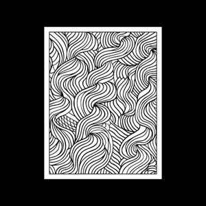 103 Geometrische Malvorlagen, Malbuch für Erwachsene und Kinder (Digitaler Download)