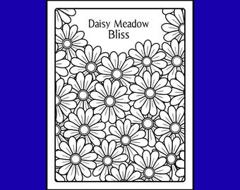 150+ Spring Blooms Coloring Pages Simple Art in PDF Format (Digital Download)