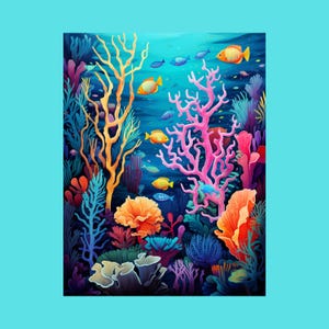 119 Sea Life Coloring Pages, Ocean Animals, Shells (Digital Download)