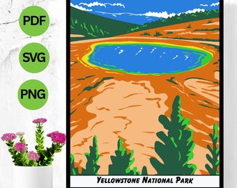 63 National Parks Color By Number Bundle (PDF, PNG, SVG)