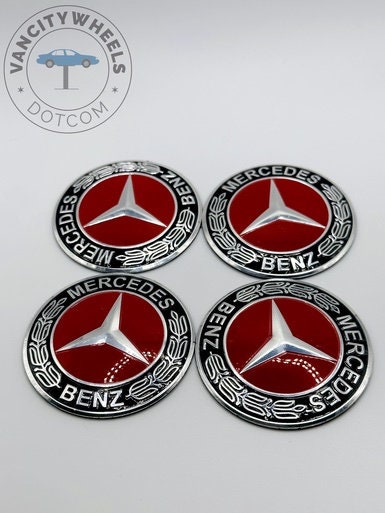 Mercedes Benz Wheel Center Cap Stickers 