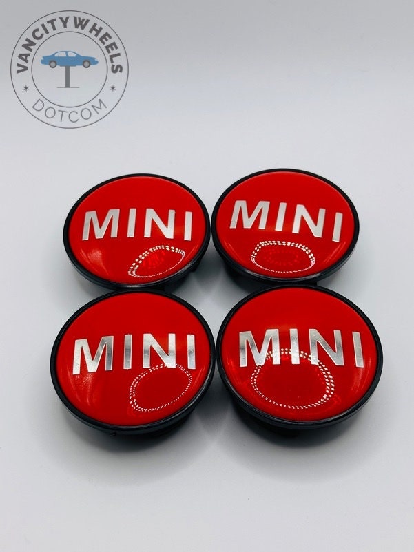 Mini Cooper S Wheel Cap Silicone Stickers Black Coloured Logo, Wheel  Emblems, Stickers