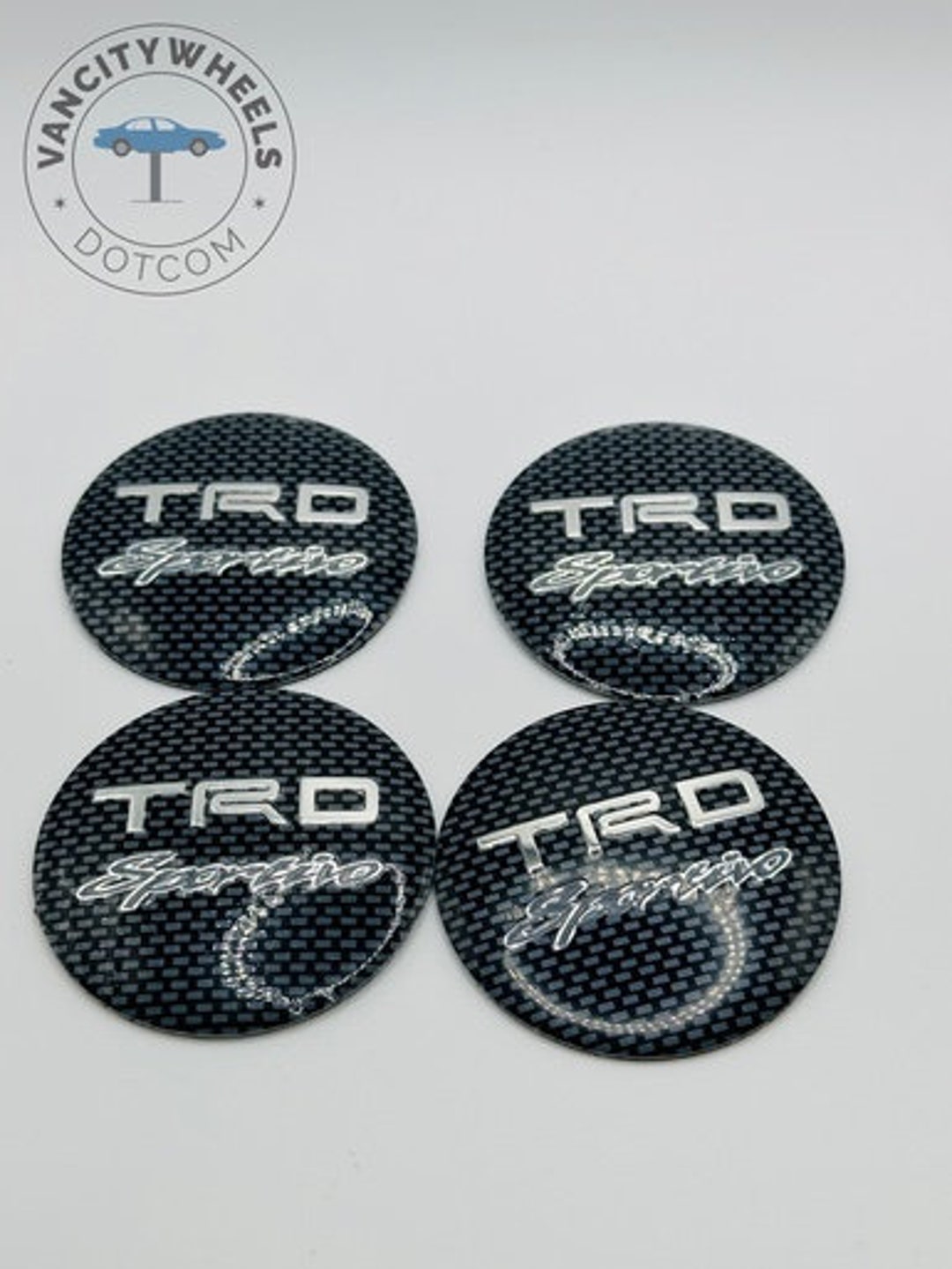 4PCS 56mm Toyotatrd Stickers Emblems Unleash the Exquisite Potential