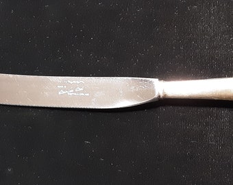 Cake Knife, Sterling Handle, Vintage Web Silver Co., Stainless Blade