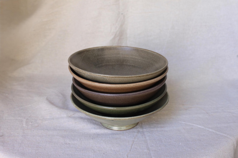 Handmade Ceramic Breakfast Bowl: Lead-Free Glaze, Food Safe image 2