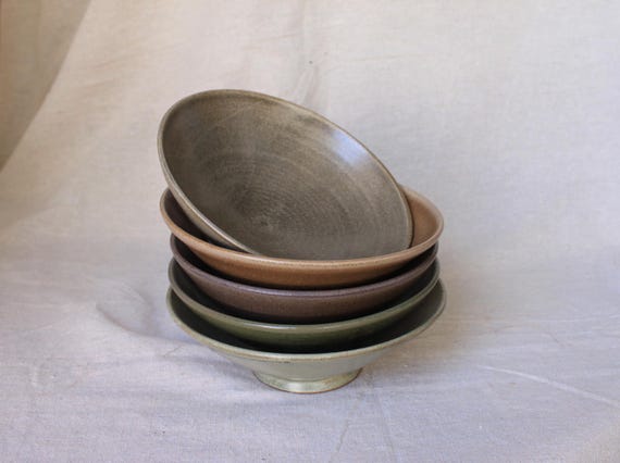 Handmade Ceramic Breakfast Bowl: Lead-Free Glaze, Food Safe