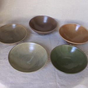 Handmade Ceramic Breakfast Bowl: Lead-Free Glaze, Food Safe image 3