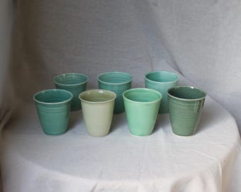 Handmade Porcelain Tumbler / Coffee Cup