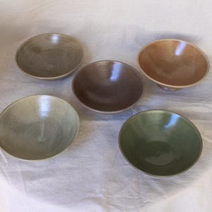 Handmade Ceramic Breakfast Bowl: Lead-Free Glaze, Food Safe image 4