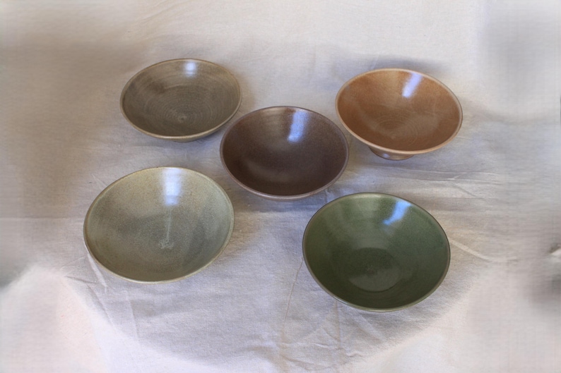 Handmade Ceramic Breakfast Bowl: Lead-Free Glaze, Food Safe image 4