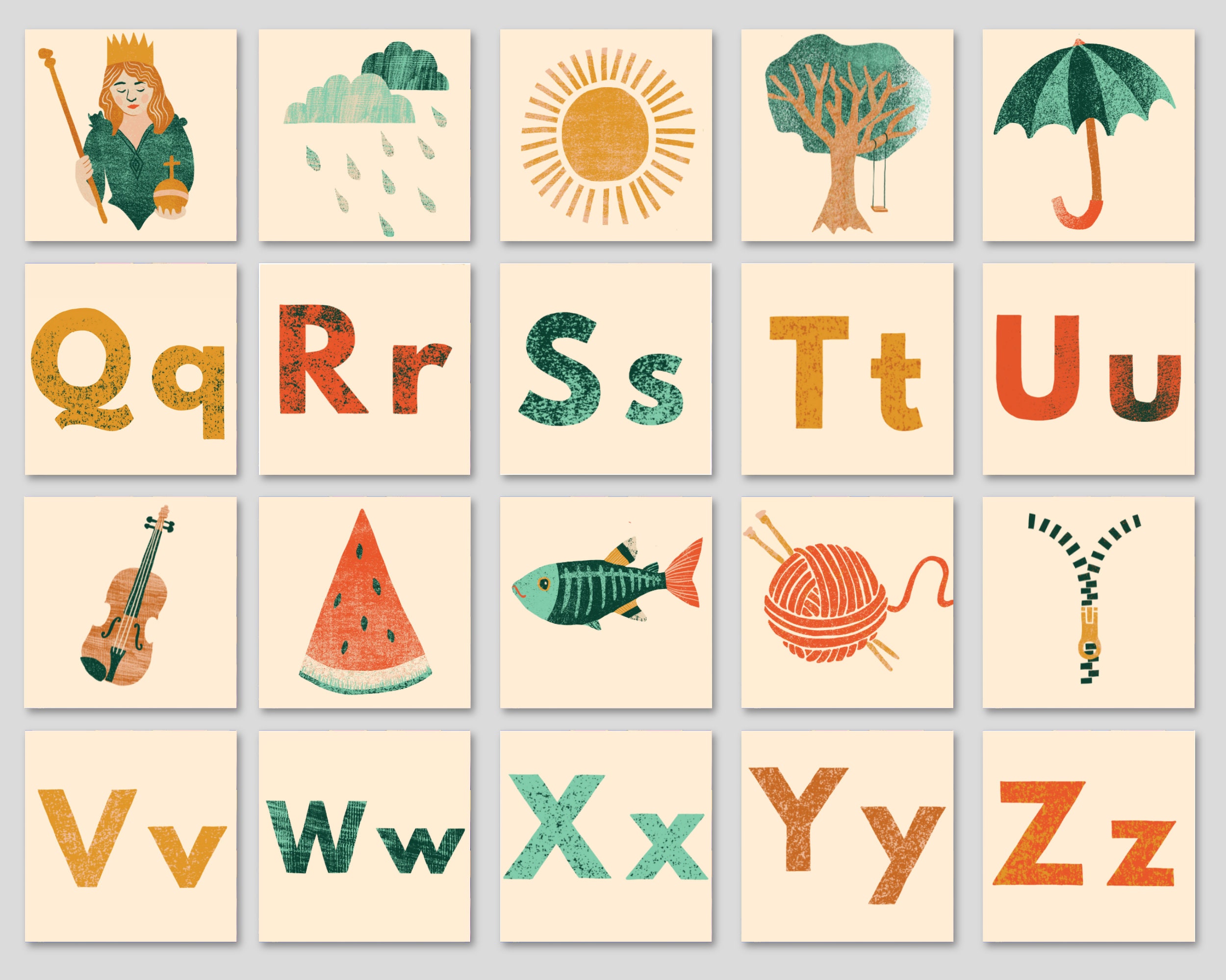 Alphabet Memory Card Game Printable Learn ABC Game Preschool Activity