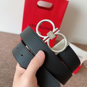 Authentic REVERSIBLE belt Salvatore Gamo Handcrafted Genuine Leather Belt