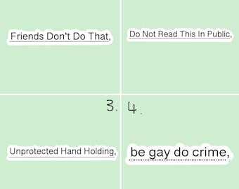 Fan Fiction Tag Stickers | Ao3 | Fanfic | Fandom | Laptop Sticker | Scrapbook | Journal
