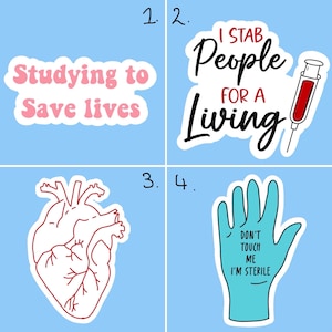 Stickers verpleegkundestudent | Universiteit | Hogeschool | Verpleegkundige | Waterfles | Laptop | Dagboek | Scrapbooken