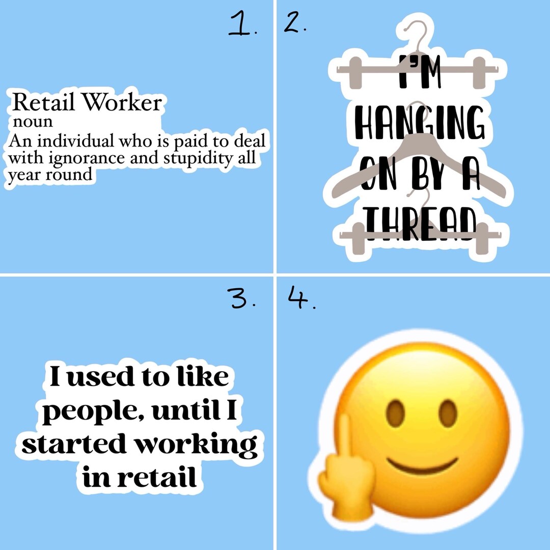Customer Support Sticker Retail Worker Themed Stickers | Customer Service | New Job | Scrapbook ...