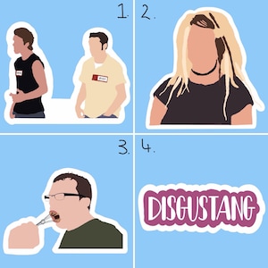 Iconic British Moments | UK Memes | British TV Moments | Stickers | Laptop Sticker | Journaling | Scrapbook | Perfect for Gifting